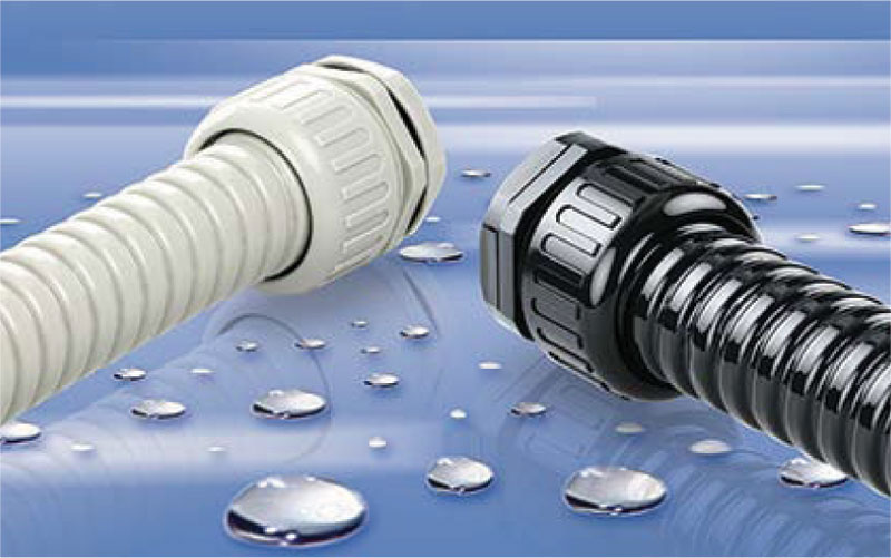 AVC臺灣全冠防水尼龍盒接頭(金屬軟管用)